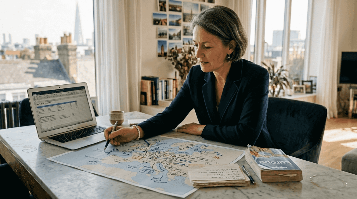 Travel advisor planning luxury Europe itinerary