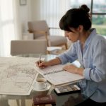 Travel consultant planning luxury honeymoon details