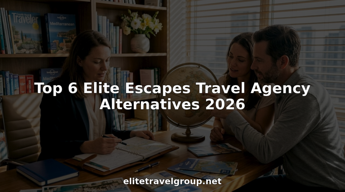 Travel consultant reviews luxury trip plan with clients