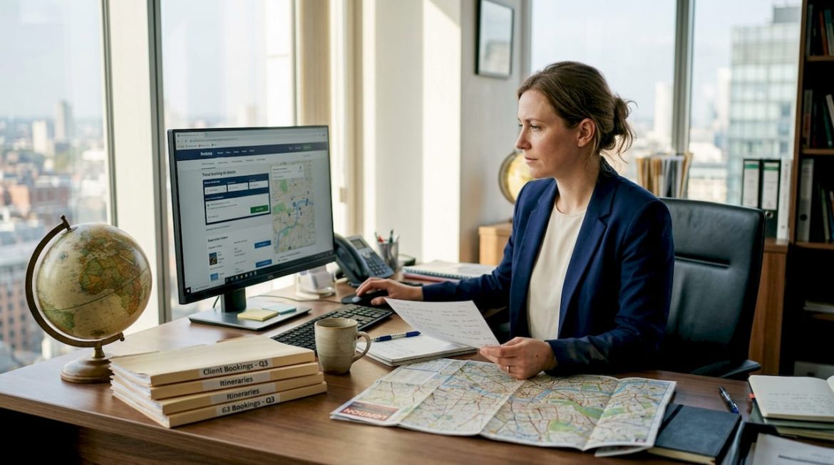 Travel concierge planning luxury itinerary