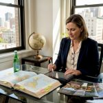 Travel advisor planning luxury trip