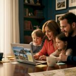 Family planning luxury travel itinerary together
