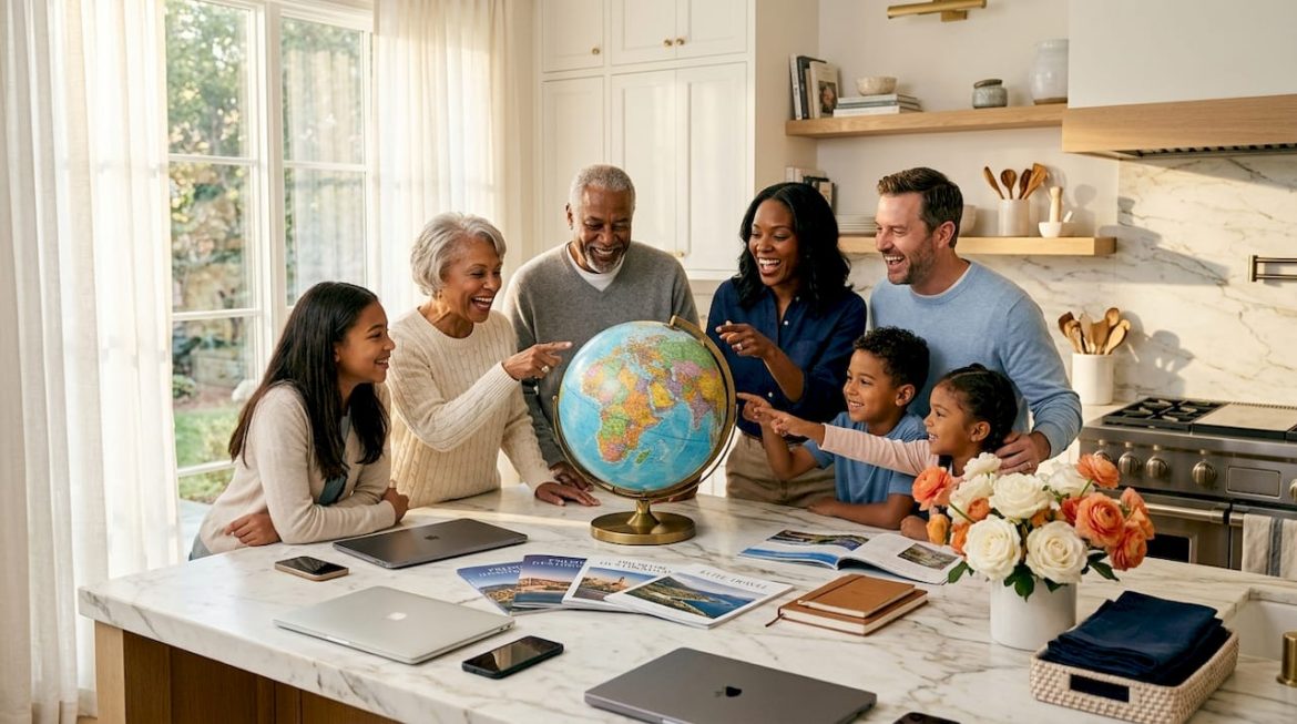 Family planning multi-generational trip together