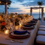 Elegant destination wedding reception venue