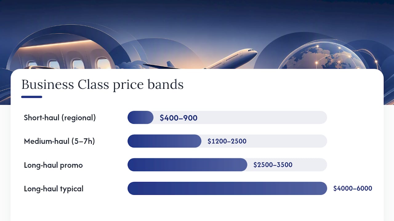 How Much Should a Business Class Ticket Cost? β overview diagram