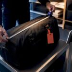 Luggage measured for dimensional shipping weight