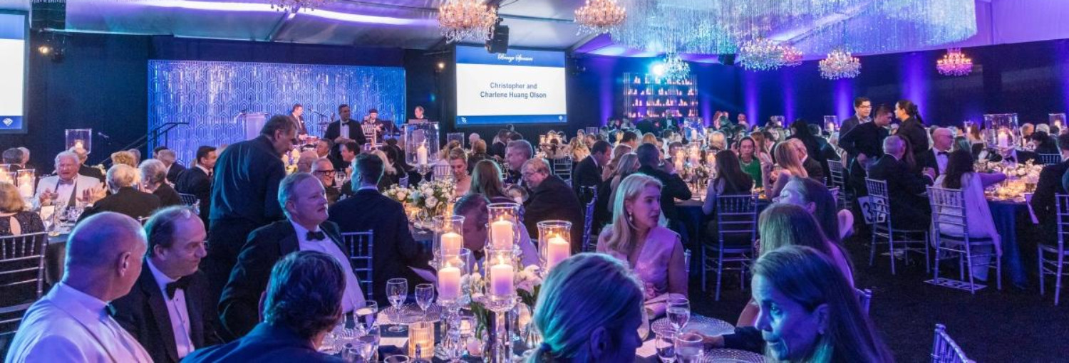 Supporters gathered for a nonprofit charity benefit gala