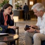 Travel advisor coordinating help for stranded traveler