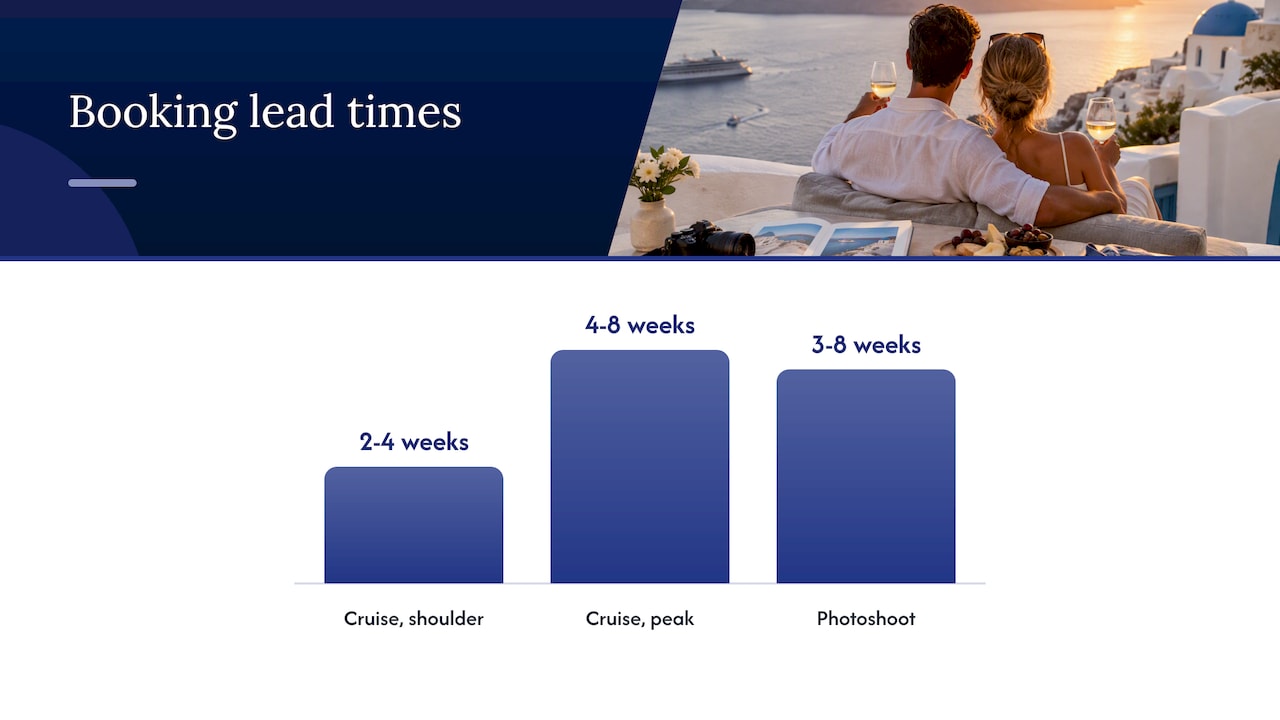 Most romantic experiences: cruises, wineries, private dinners, and quieter sunset spots — overview diagram