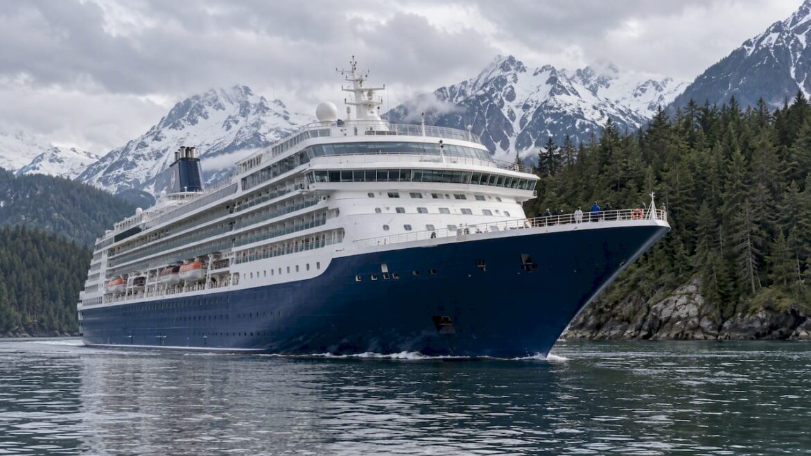 Cruise ship sailing Alaska’s Inside Passage